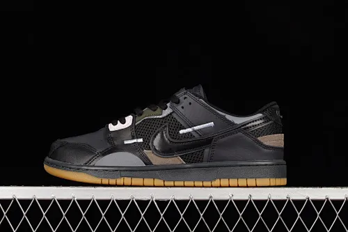 All categories Nk SB Dunk series Nk SB Dunk Low low-top skate shoes Nk Dunk Scrap stitching low-top skate shoes DB0500-001